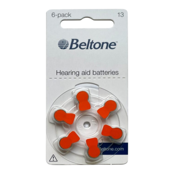 Baterie do aparatów słuchowych Beltone 13-  1 listek (6 szt baterii)