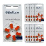 Baterie do aparatów słuchowych Beltone 13 - zestaw 10 listków (60 szt baterii)