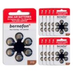 Baterie do aparatów słuchowych Bernafon 312 - zestaw 10 listków (60 szt baterii)