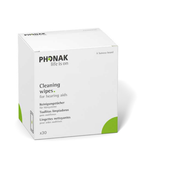 Chusteczki do czyszczenia wkładek Phonak 30 szt