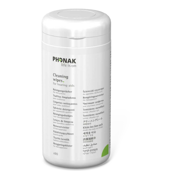 Chusteczki do czyszczenia wkładek Phonak Cleaning tissue 90szt.