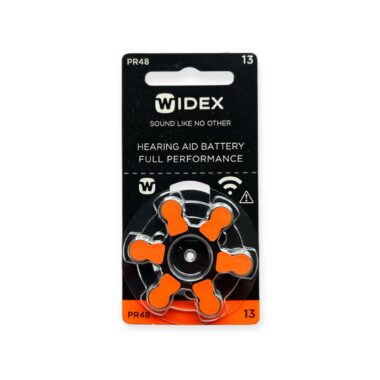 Baterie do aparatów słuchowych Widex 13 - 1 listek (6 sztuk)