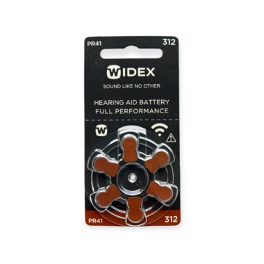 Baterie do aparatów słuchowych Widex 312 1 listek (6sztuk)